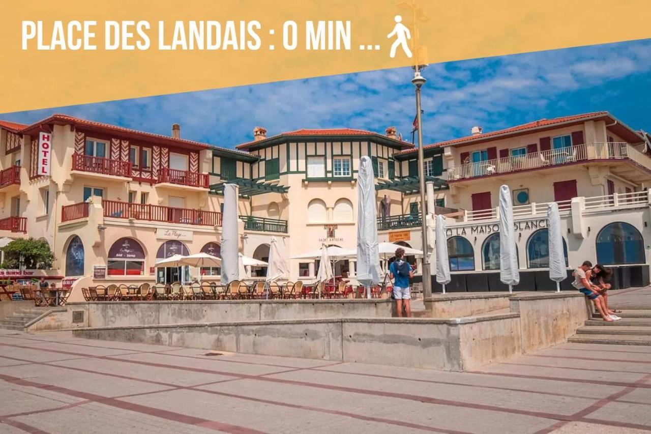 * Hossegor * Plage 100M * Vue Sur Les Pins *Surf 소르-호스고르 외부 사진